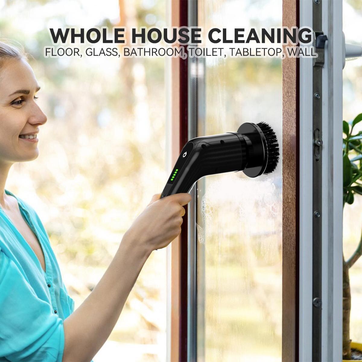 Electric Spin Scrubber Brush – Cordless, Rechargeable Deep Cleaning Tool for Bathroom, Kitchen, Tile & Hard Surfaces