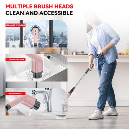 Electric Spin Scrubber Brush – Cordless, Rechargeable Deep Cleaning Tool for Bathroom, Kitchen, Tile & Hard Surfaces