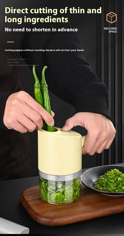 Wireless Garlic Grinder Electric Knife Mill