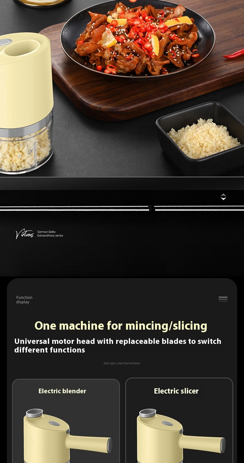 Wireless Garlic Grinder Electric Knife Mill