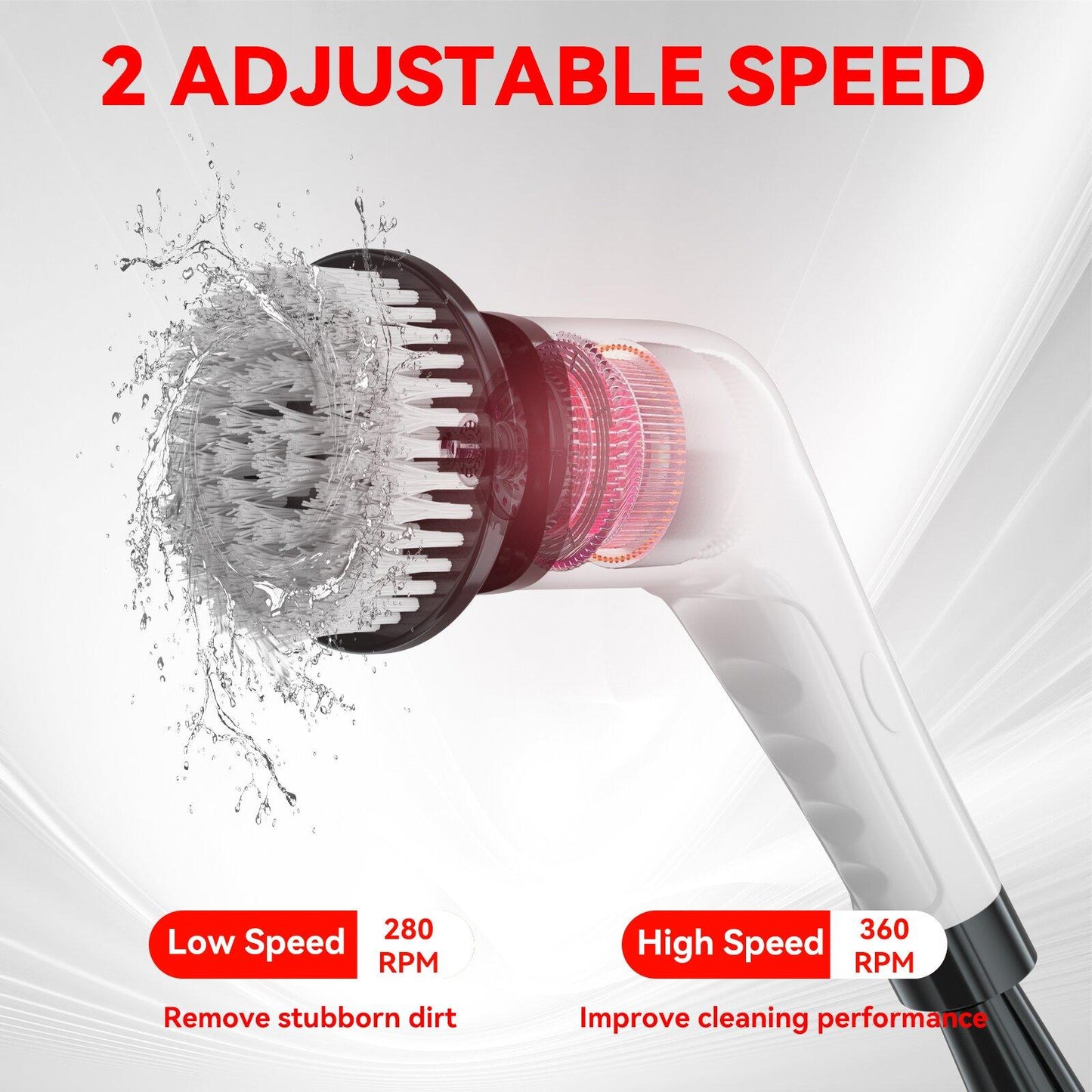 Electric Spin Scrubber Brush – Cordless, Rechargeable Deep Cleaning Tool for Bathroom, Kitchen, Tile & Hard Surfaces
