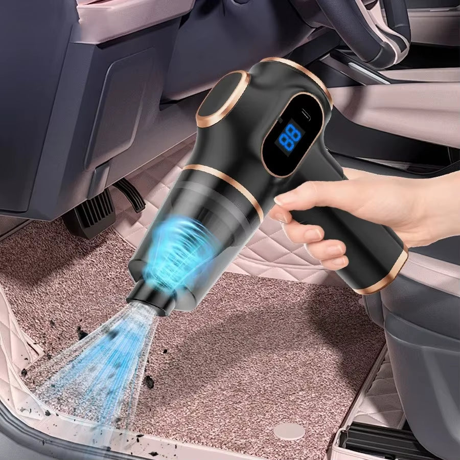 Wireless Vacuum Cleaner Dual Use for Home and Car High Power Home Appliance with Display Screen Carpet Sofa Car Cleaner