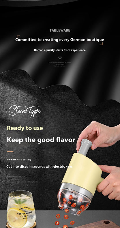 Wireless Garlic Grinder Electric Knife Mill