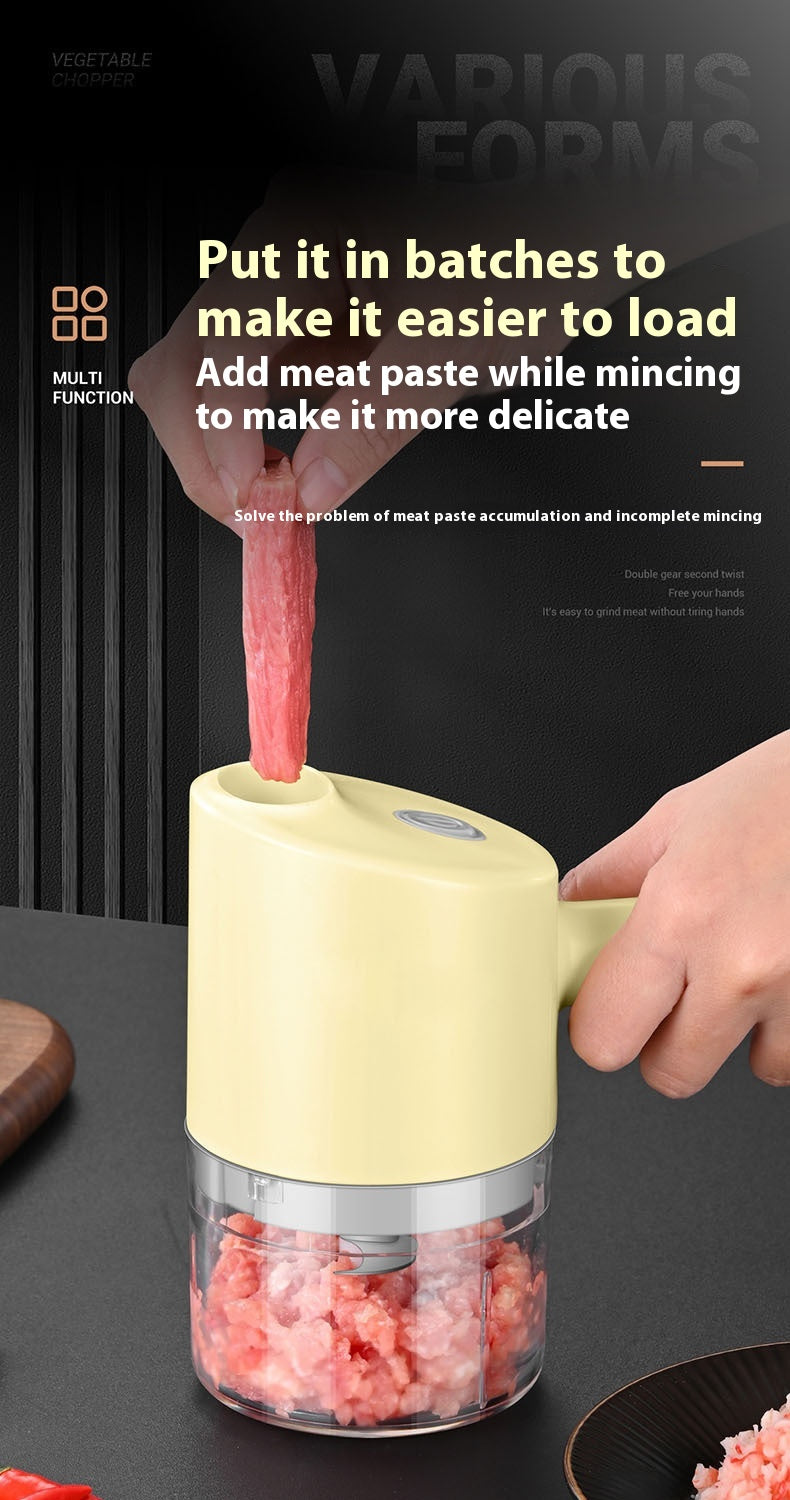 Wireless Garlic Grinder Electric Knife Mill