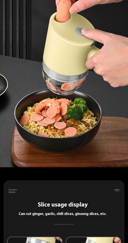 Wireless Garlic Grinder Electric Knife Mill