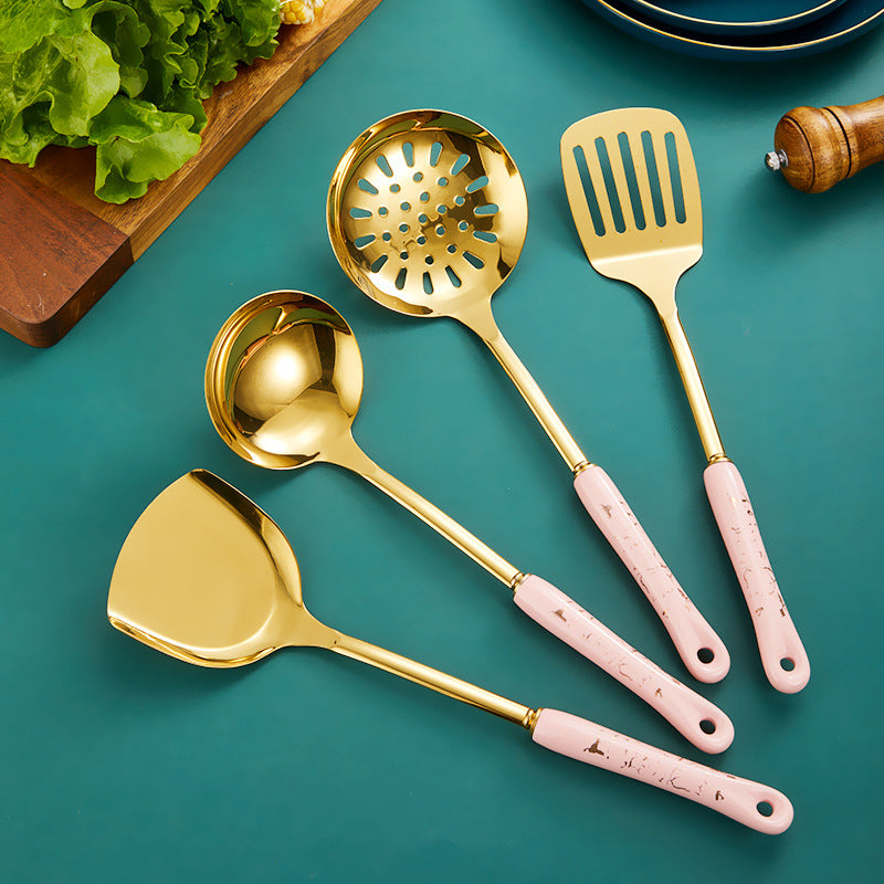 Non-magnetic Ceramic Cooking Spatula Set