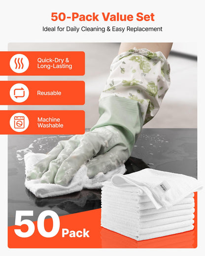 microfiber cloth cleaning kitchen counter absorbent