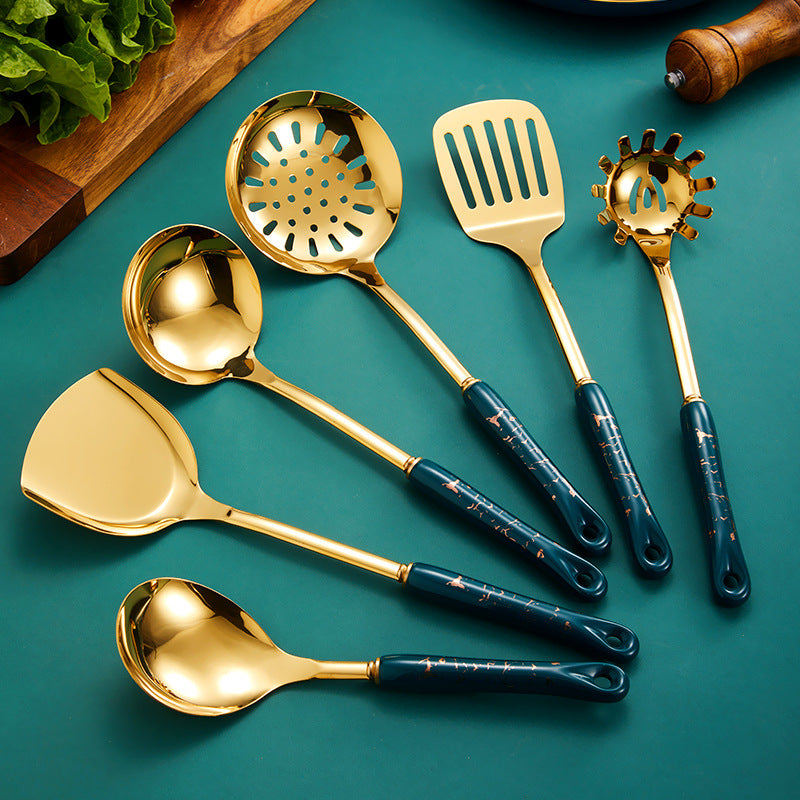Non-magnetic Ceramic Cooking Spatula Set