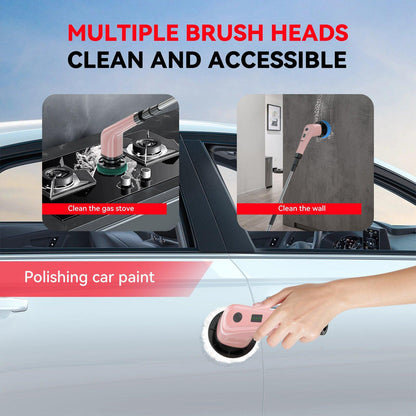 Electric Spin Scrubber Brush – Cordless, Rechargeable Deep Cleaning Tool for Bathroom, Kitchen, Tile & Hard Surfaces