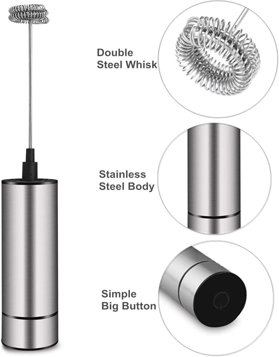 Handheld Milk Frother Latte Cappuccino Mixer Mini Coffee Tool