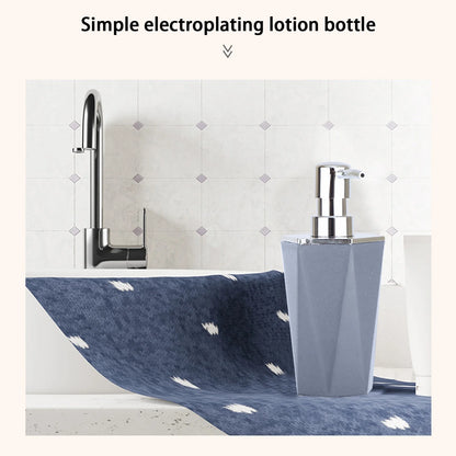 Black Bathroom Accessories Set,Unique Design Bathroom Set 5 Pcs Resin Gift Set Apartment Necessities,Contain Cotton Swab Jar,Soap Dispenser,Soap Dish/Tray,Tumbler