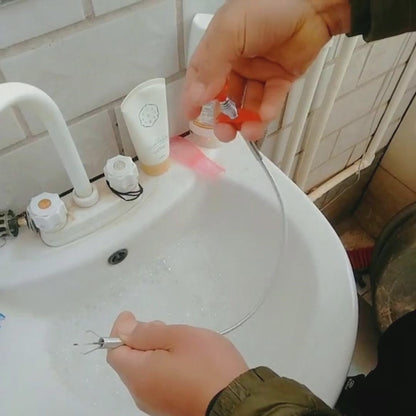 60cm Drain Snake Cleaner – Flexible Sewer Dredger Spring for Hair & Clog Removal | Kitchen Sink & Bathroom Drain Tool