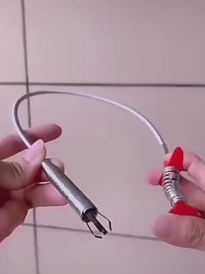 60cm Drain Snake Cleaner – Flexible Sewer Dredger Spring for Hair & Clog Removal | Kitchen Sink & Bathroom Drain Tool